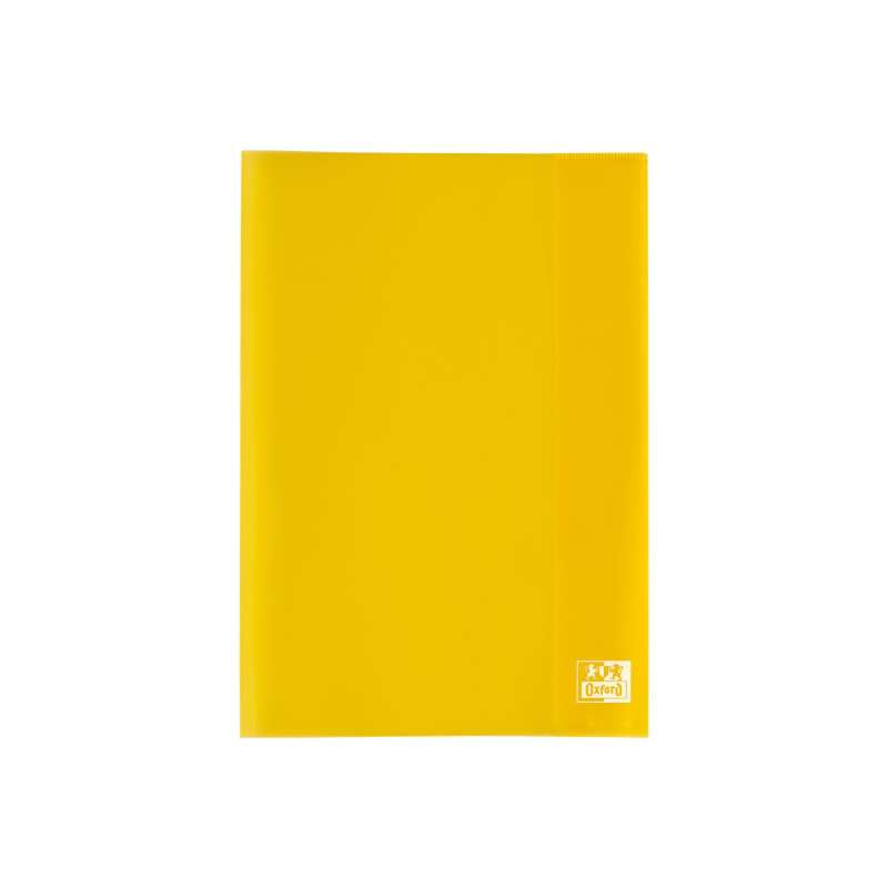 Oxford Hefthülle - DIN A5 - transparent gelb