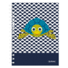 herlitz Spiralboutiquebuch - DIN A5 - kariert - 100 Blatt - Cute Animals Turtle