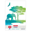 herlitz GREENline Schulblock - DIN A4 - Lineature 28 - 50 Blatt - Elefant
