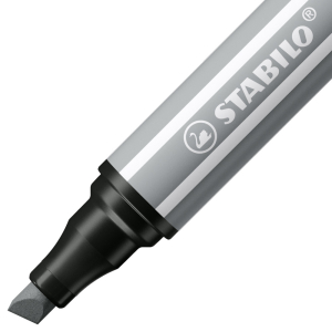 STABILO Pen 68 MAX Filzstift  - 1-5 mm - mittelgrau