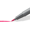 STAEDTLER pigment brush pen - 23 bordeauxrot - Einzelstift