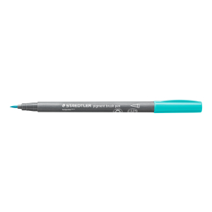 STAEDTLER pigment brush pen - 35 türkis - Einzelstift