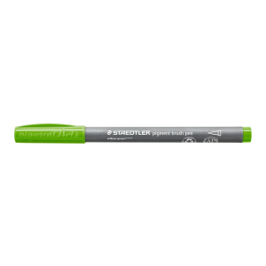 STAEDTLER pigment brush pen - 51 gelbgrün - Einzelstift