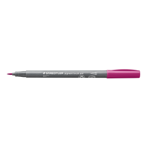 STAEDTLER pigment brush pen - 68 pflaume - Einzelstift