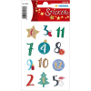 Herma 15189 DECOR Sticker - Adventskalenderzahlen Weihnachts-Symbole - 24 Sticker