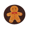 wash+dry Schmutzfangmatte Gingerbread Man - ø 90 cm