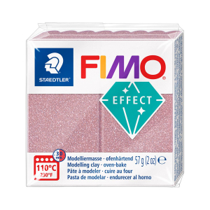STAEDTLER FIMO Modeliermasse  effect - glitter rose gold...