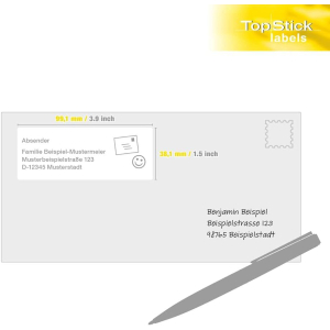 TopStick 8731 Etiketten - 305 x 217 mm - weiß - 200 Stück