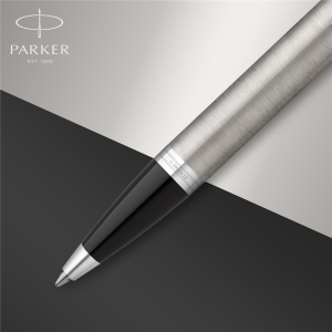 Parker IM Duo-Set - Füller + Kugelschreiber - Feder M - Silber