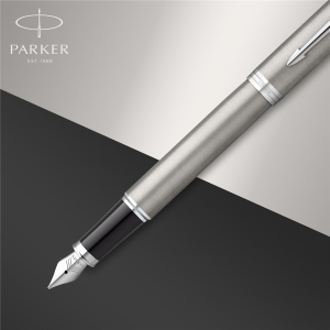 Parker IM Duo-Set - Füller + Kugelschreiber - Feder M - Silber