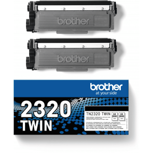 Brother TN-2320 Original Druckertoner - Schwarz - Doppelpack
