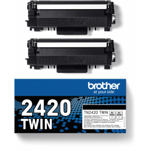 Brother TN-2420 Original Druckertoner - Schwarz - Doppelpack