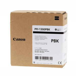 Canon PFI-1300PBK Original Druckerpatrone - Foto Schwarz