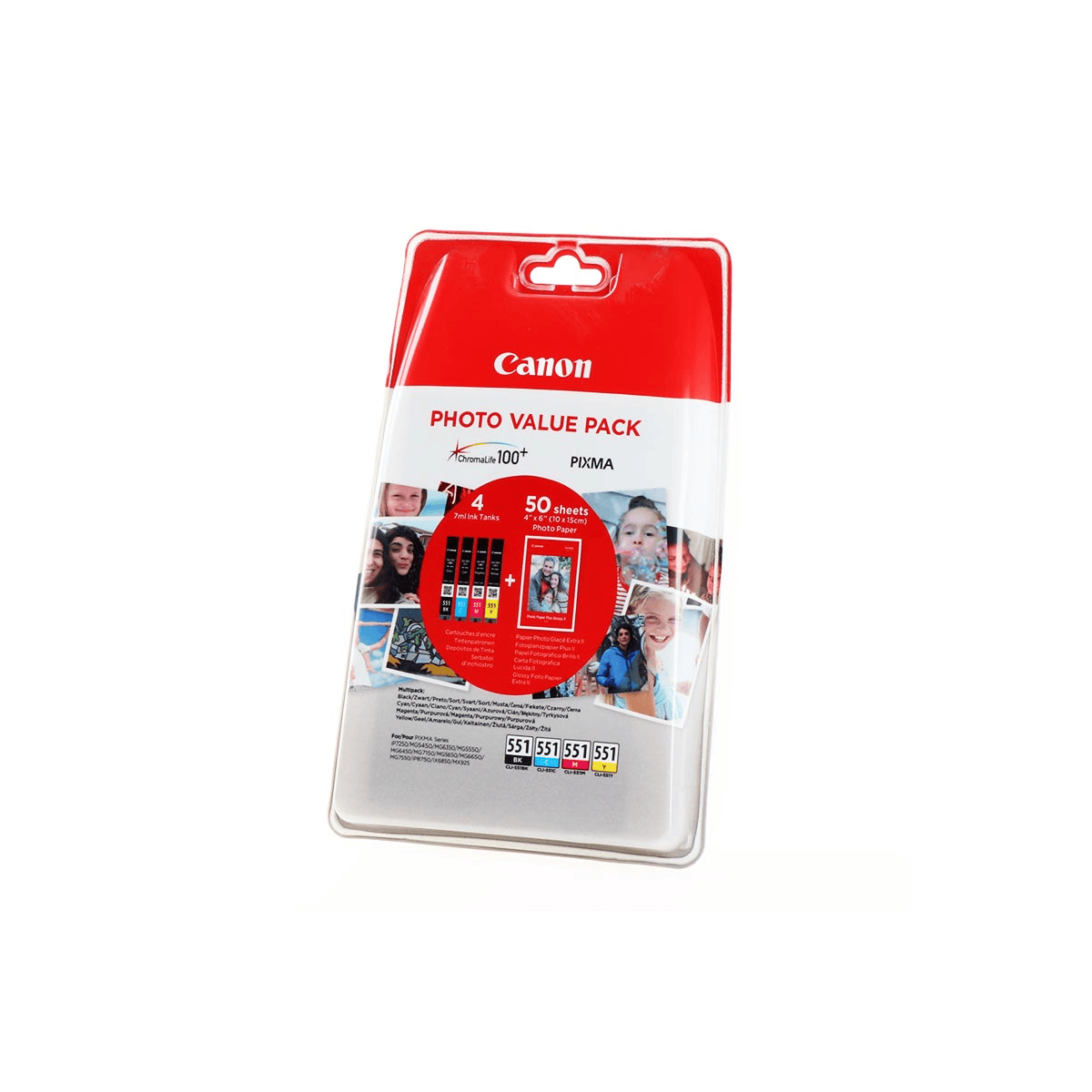 Canon CLI-551 Original Druckerpatrone - Schwarz, Cyan, Magenta, Gelb •  49,09 €