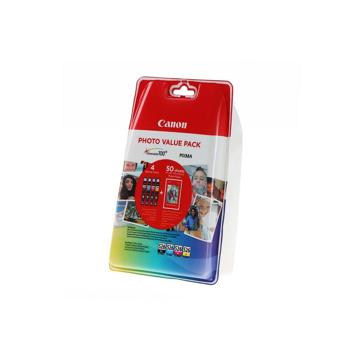 Canon CLI-526 Original Druckerpatrone - Schwarz, Cyan, Magenta, Gelb •  51,52 €