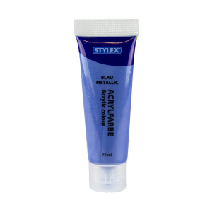 STYLEX Acrylfarbe - Metallic - 6 Tuben à 75 ml