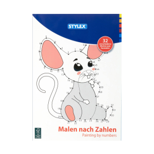 STYLEX Malbuch - DIN A4 - 32 Seiten - sortiert