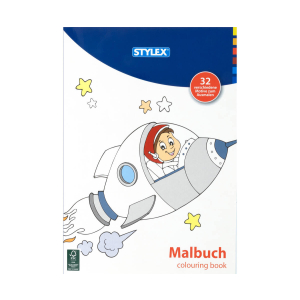 STYLEX Malbuch - DIN A4 - 32 Seiten - sortiert