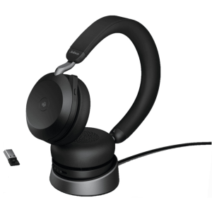 Jabra Evolve2 75 MS Stereo USB-A Headset - schwarz