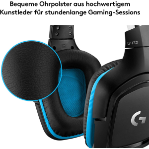 Logitech G432 Headset - schwarz-blau
