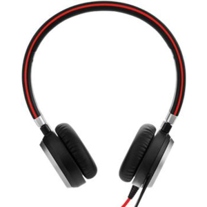 Jabra Evolve 40 UC Stereo Headset - schwarz-rot