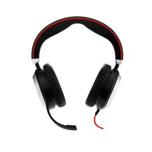 Jabra Evolve 80 UC Wired Stereo Headset - schwarz