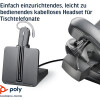 Plantronics/Poly CS540A + HL10 Headset - schwarz