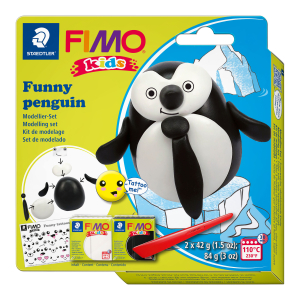 STAEDTLER FIMO kids 8035 Modelliermasse-Set - Pinguin - 2...