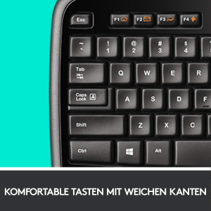 Logitech MK710 Tastatur-Maus-Set - schwarz