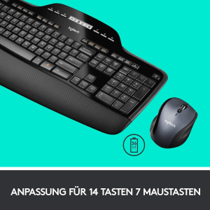 Logitech MK710 Tastatur-Maus-Set - schwarz