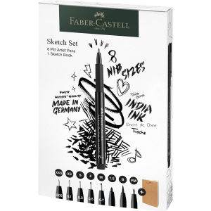 Faber-Castell Kreativset Pitt Artist pen + Sketchbook