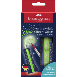 Faber- Castell Glitzer Glow in the dark