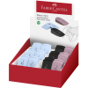 Faber-Castell Sleeve mini - Radierer Kunststoff - farblich sortiert