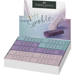 Faber-Castell Sparkle RollOn Radierer - farblich sortiert - 1 Stück