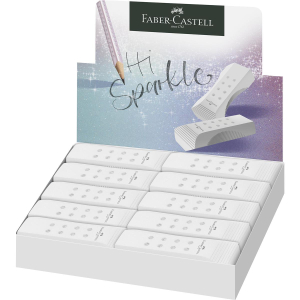 Faber-Castell Sparkle RollOn Radierer - weiß - 1...