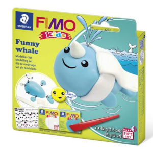 STAEDTLER FIMO Modeliermasse kids Design - funny whale - Ofenhärtend
