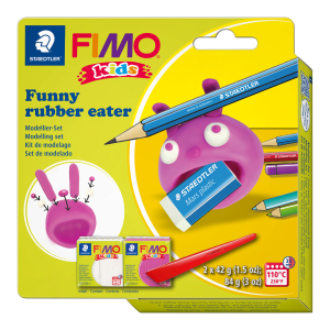 STAEDTLER FIMO Modeliermasse kids Design - funny rubber eater - Ofenhärtend
