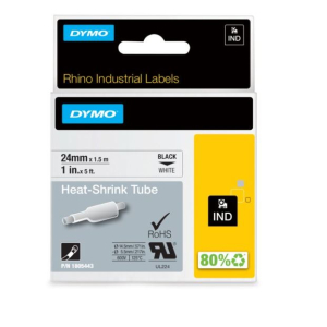 DYMO Rhino IND Band - Polyolefin - 24 mm x 1,5 m - schwarz auf weiß