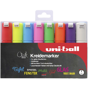 uni-ball Uni Chalk Marker - PWE-8K - 8 St&uuml;ck - sortiert