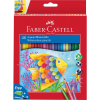 Faber-Castell Kinder Aquarell Buntstift - 48er Karton-Etui