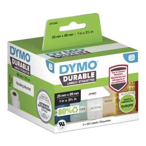 DYMO Original Hochleistung Etiketten - LabelWriter - 25 x 89 mm - weiss