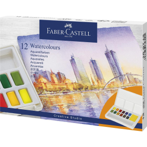 Faber-Castell Creative Studio Aquarellfarben - 12er Etui