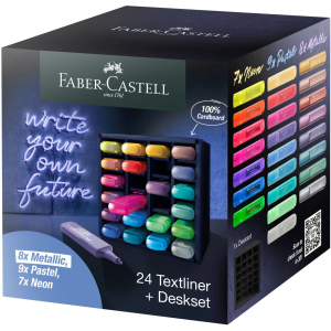 Faber-Castell TL 46 Textmarker - 24er Deskset