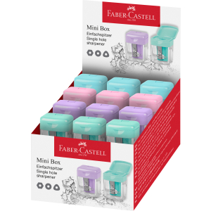 Faber-Castell Einfachspitzdose - farblich sortiert - 1...