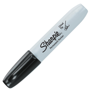 SHARPIE Permanent Marker - 1,5mm+4,5mm - schwarz - 2er Set