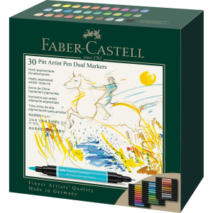 Faber-Castell Pitt Artist Pen Dual Marker - 30er Etui