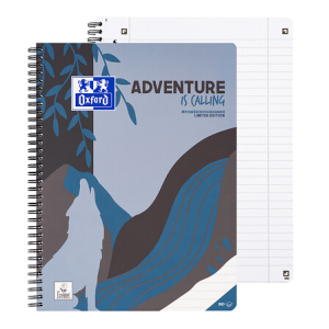 Oxford Limited Edition Adventure Collegeblock - DIN A4 - 80 Blatt - sortiert - 1 Stück
