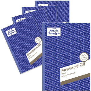 Avery Zweckform Kassenbericht - DIN A5 - 50 Blatt