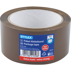 Stylex Paket-Klebeband - 50 mm x 66 m - braun